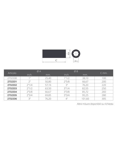 BOCCOLA IN OTTONE SERIE INGLESE