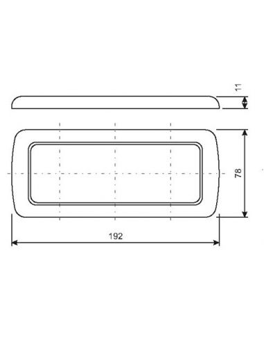 CORNICE A TRE MODULI