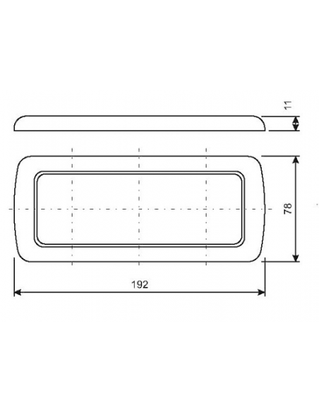 CORNICE A TRE MODULI