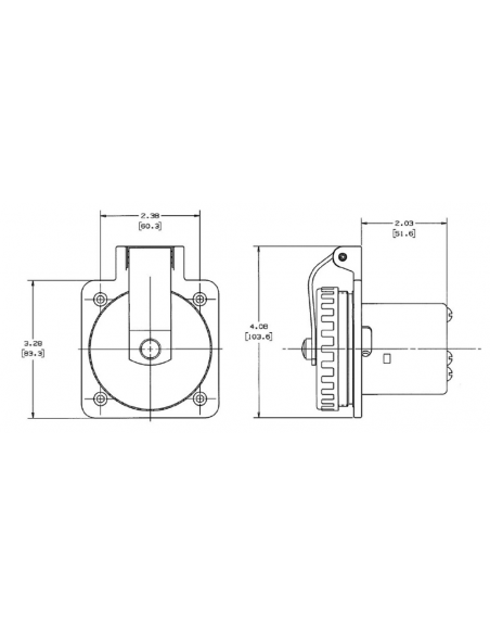 SPINA 2P+T 125/250 v. 50A IP56 IN ACCIAIO INOX