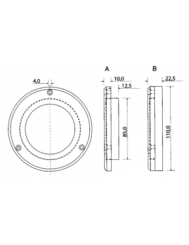 FARETTO SUBACQUEO A LED