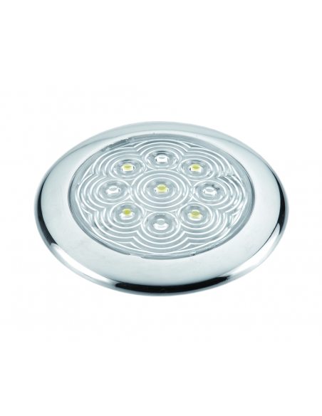 PLAFONIERA INOX A 5 LED PLAFONIERA INOX A 5 LED