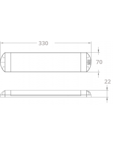 PLAFONIERA FLUORESCENTE A 32 LED