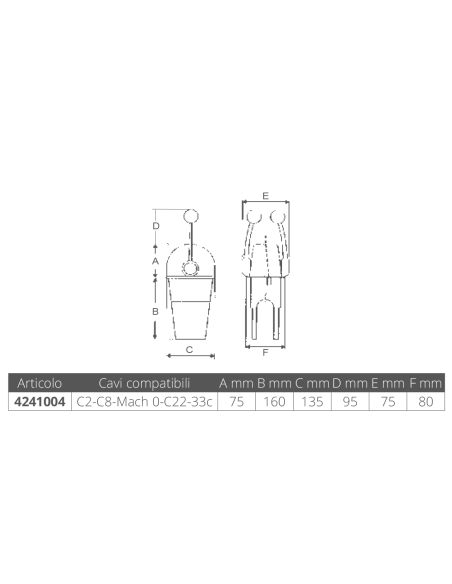 SCATOLA COMANDO LEVA SINGOLA