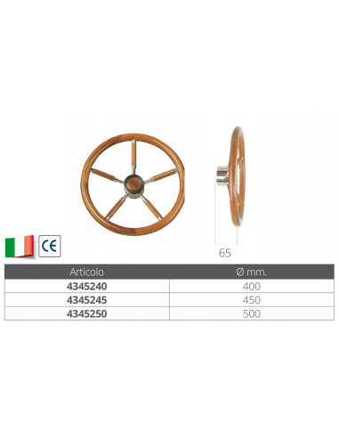VOLANTI IN TEAK