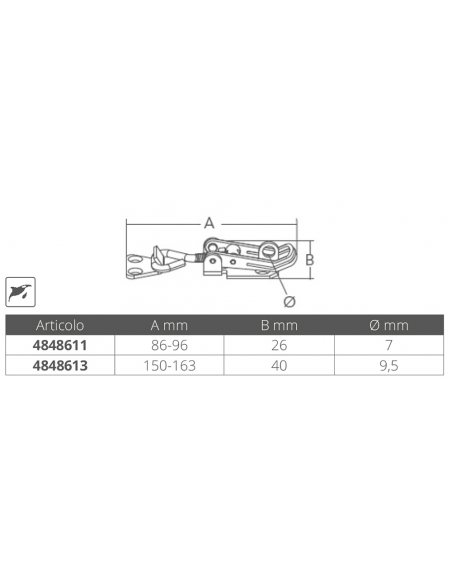 CHISURA REGOLABILE CON PORTALUCCHETTO