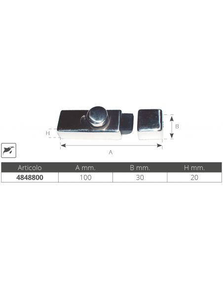 CHIUSURA A MOLLA INOX 316