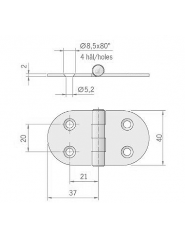 CERNIERA MM.74X40