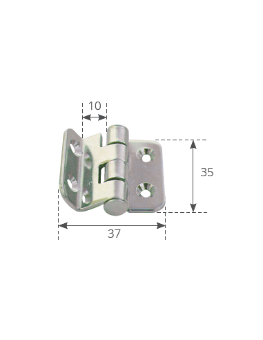 CERNIERA A SQUADRA MM.35X37