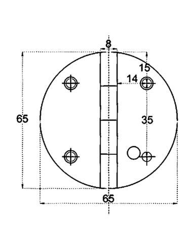 CERNIERA Ø MM.65