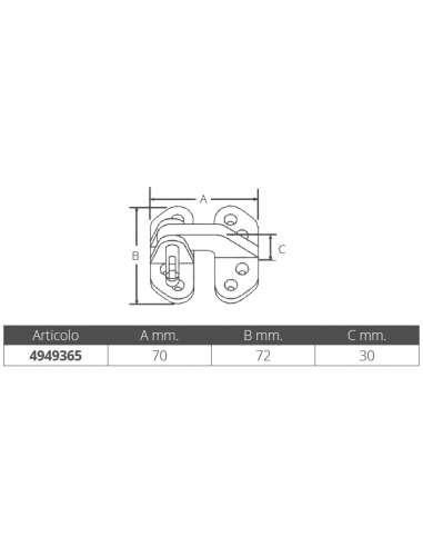 CERNIERA MM.70X72