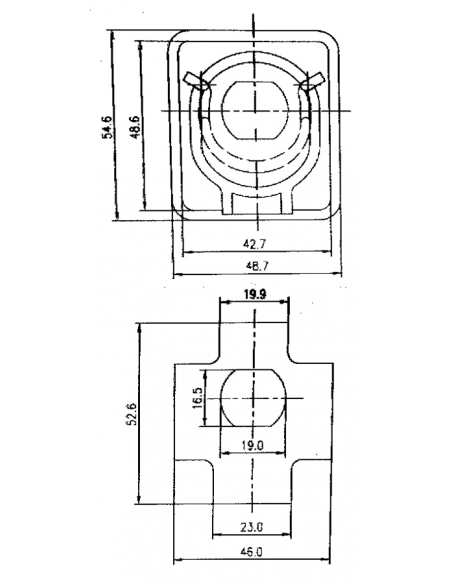ALZAPAGLIOLO DA INCASSO INOX