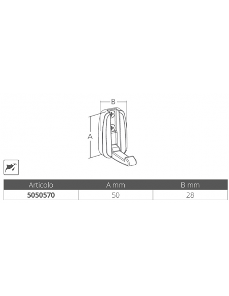 APPENDIABITO INOX A SCOMPARSA APPENDIABITO INOX A SCOMPARSA
