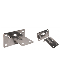 COPPIA SUPPORTI INOX PER MENSOLE