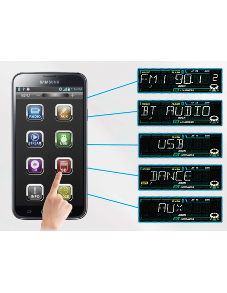 RADIO BOSS-MARINE MR762 BRGB