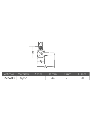 BASE SNODATA IN NYLON