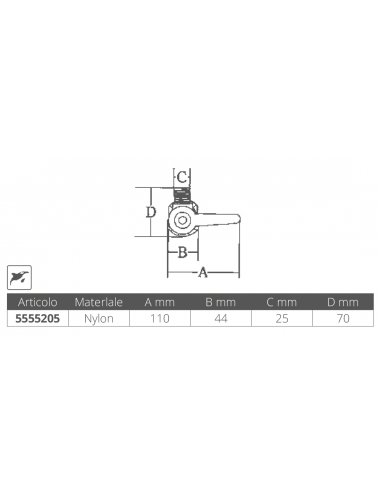 BASE SNODATA IN NYLON
