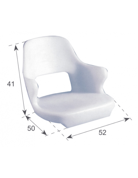 SCOCCA POLIETILENE BIANCO