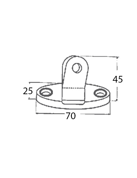 SUPPORTI A FORCELLA IN ACCIAIO INOX SNODATO