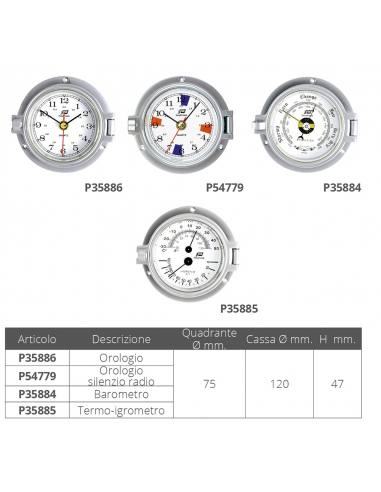 OROLOGIO Ø MM.120 CON SILENZIO RADIO