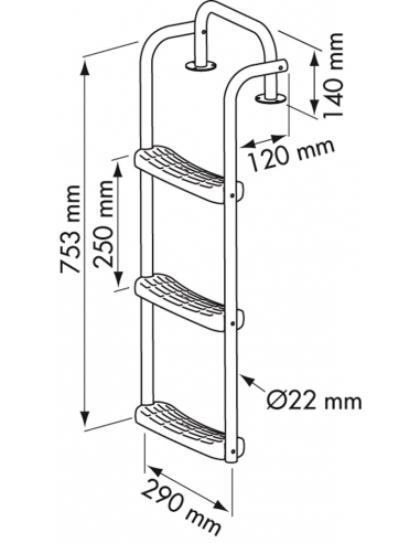 SCALETTE IN ACCIAIO INOX