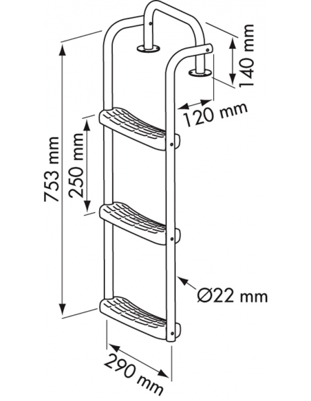 SCALETTE IN ACCIAIO INOX