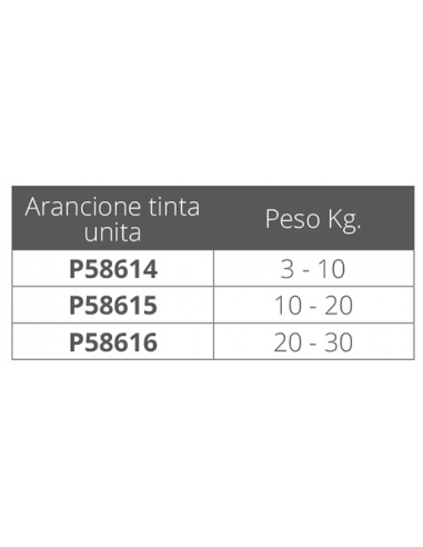 GIUBBOTTO TYPHON BABY ARANCIONE 100N.