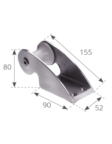 MUSONE DI PRUA INOX
