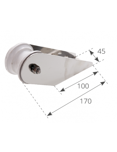 MUSONE DI PRUA INOX