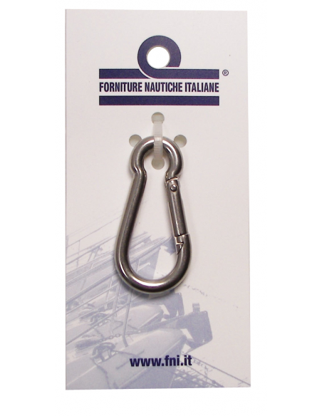 MOSCHETTONE INOX IN BLISTER