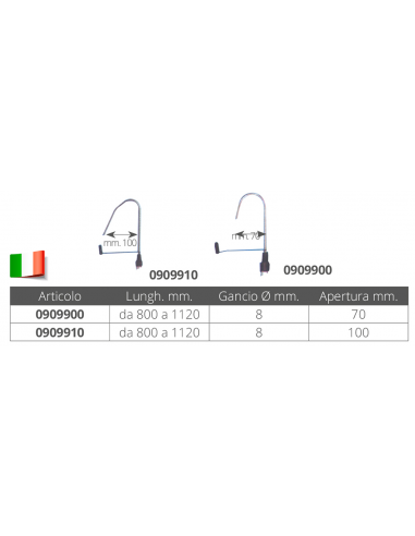 RAFFIO TELESCOPICO