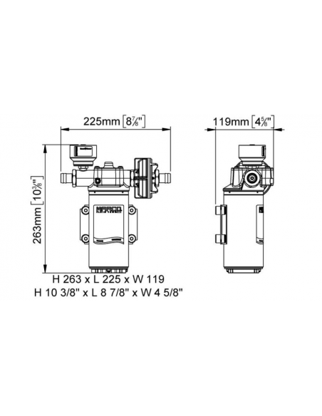 POMPA AUTOCLAVE UP14/E 12/24V