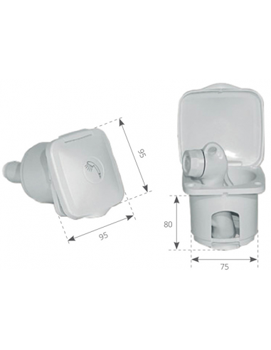 CONTENITORE IN PVC PER DOCCETTA TOP LINE