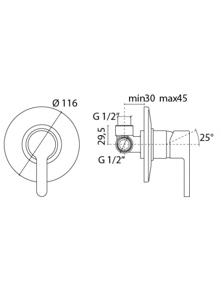 MISCELATORE  DOCCIA ARENA MISCELATORE  DOCCIA ARENA