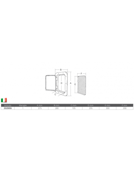 SPORTELLO MM.280X375