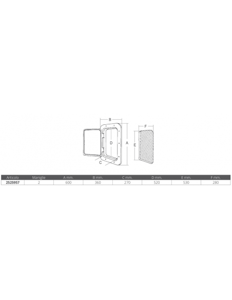 SPORTELLO MM.600X360