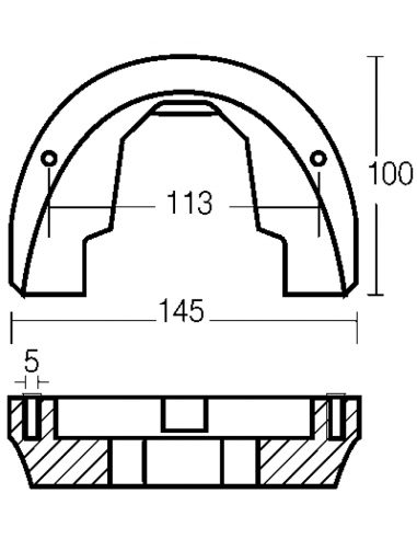 PLACCA PER MOTORI OMC COBRA 90 HP