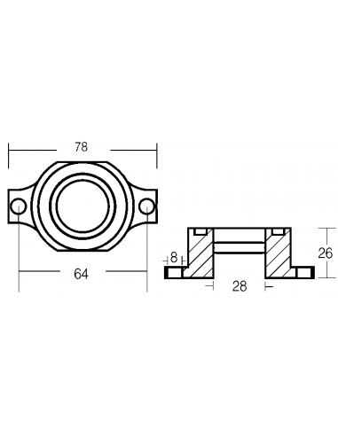 COLLARE PER MOTORI 40/50 HP
