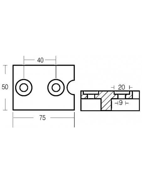PLACCA PER MOTORI DIABOLO 70/120 HP