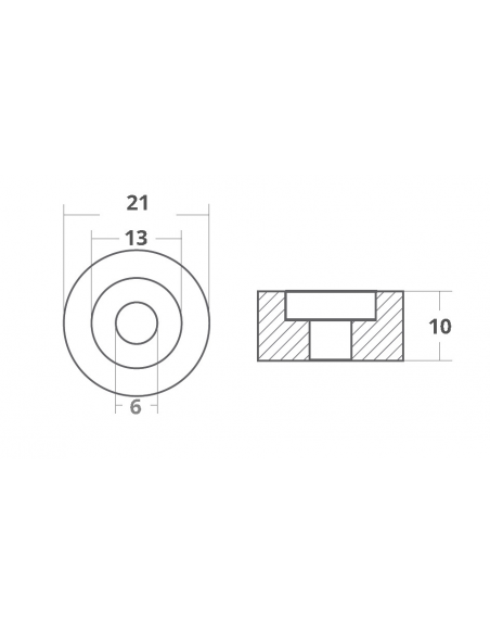 RONDELLA PER MOTORI 2-6 / 25-225 HP 4T