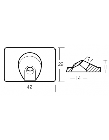 PIASTRINA PER MOTORI 6/9,9 HP