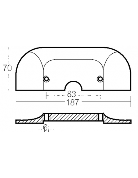 PIASTRA PER MOTORIALPHA ONE-ALPHA II GEN