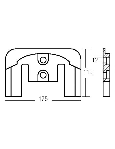 PIASTRA PER MOTORI BRAVO I-II-III
