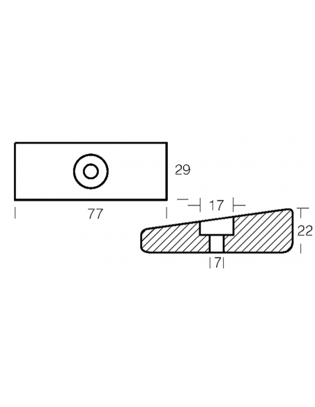 PIASTRINA PER MOTORI FUORIBORDO