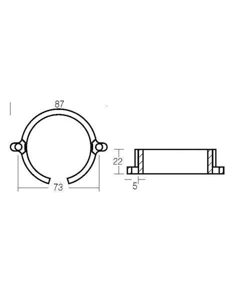 COLLARE PER MOTORI BRAVO I-II-III