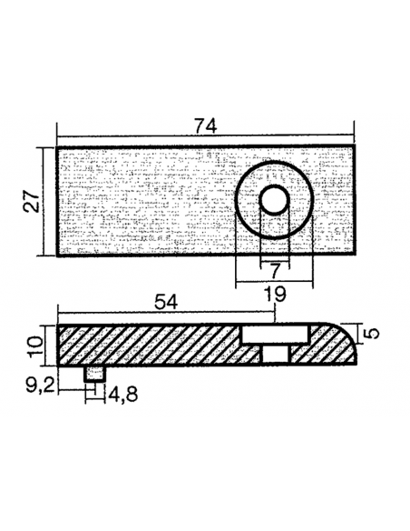 PIASTRA PER MOTORI VERADO 200/275 HP