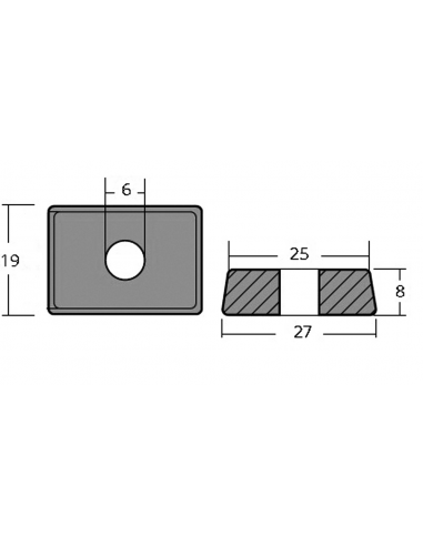 PIASTRINA PER MOTORI 4/9.9 HP 4T