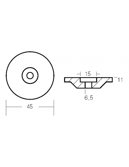PIASTRINA PER YAMAHA RIF. OR. 6E8-42251-00
