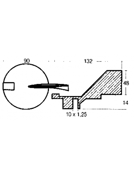 PINNA PER MOTORI YAMAHA 50/100 HP 4T