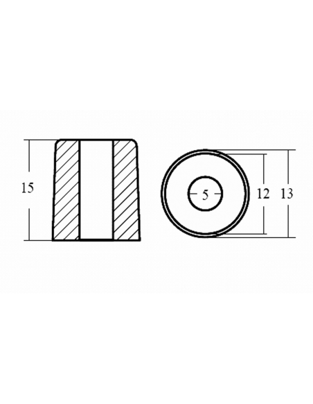 RONDELLA PER MOTORI YAMAHA 4/70 HP